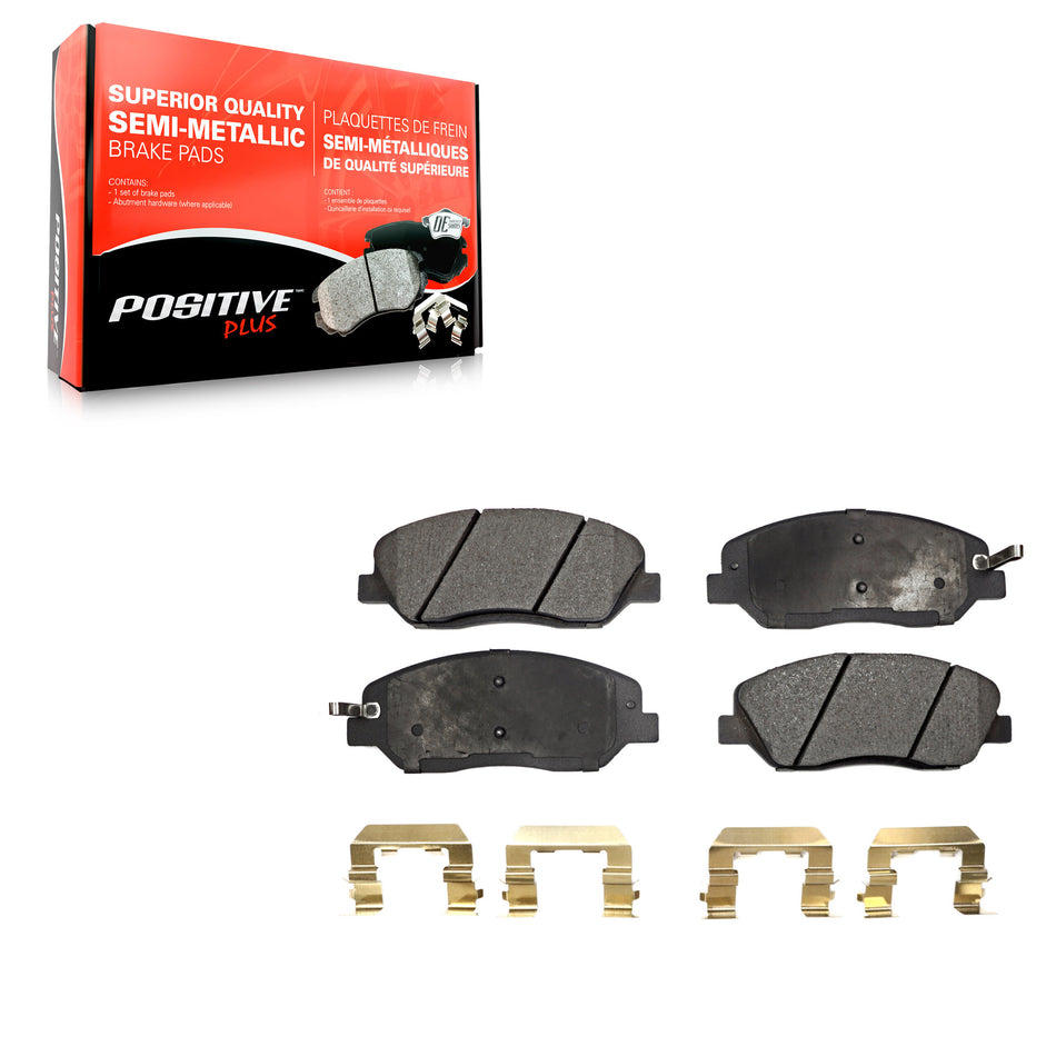 Front Semi-Metallic Disc Brake Pads PPF-D1202 For Hyundai Santa Fe Kia Sedona Genesis Entourage XL