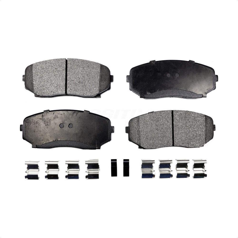 Front Semi-Metallic Disc Brake Pads PPF-D1258 For Ford Edge Mazda CX-9 Lincoln MKX CX-7 CX-5 by Positive Plus