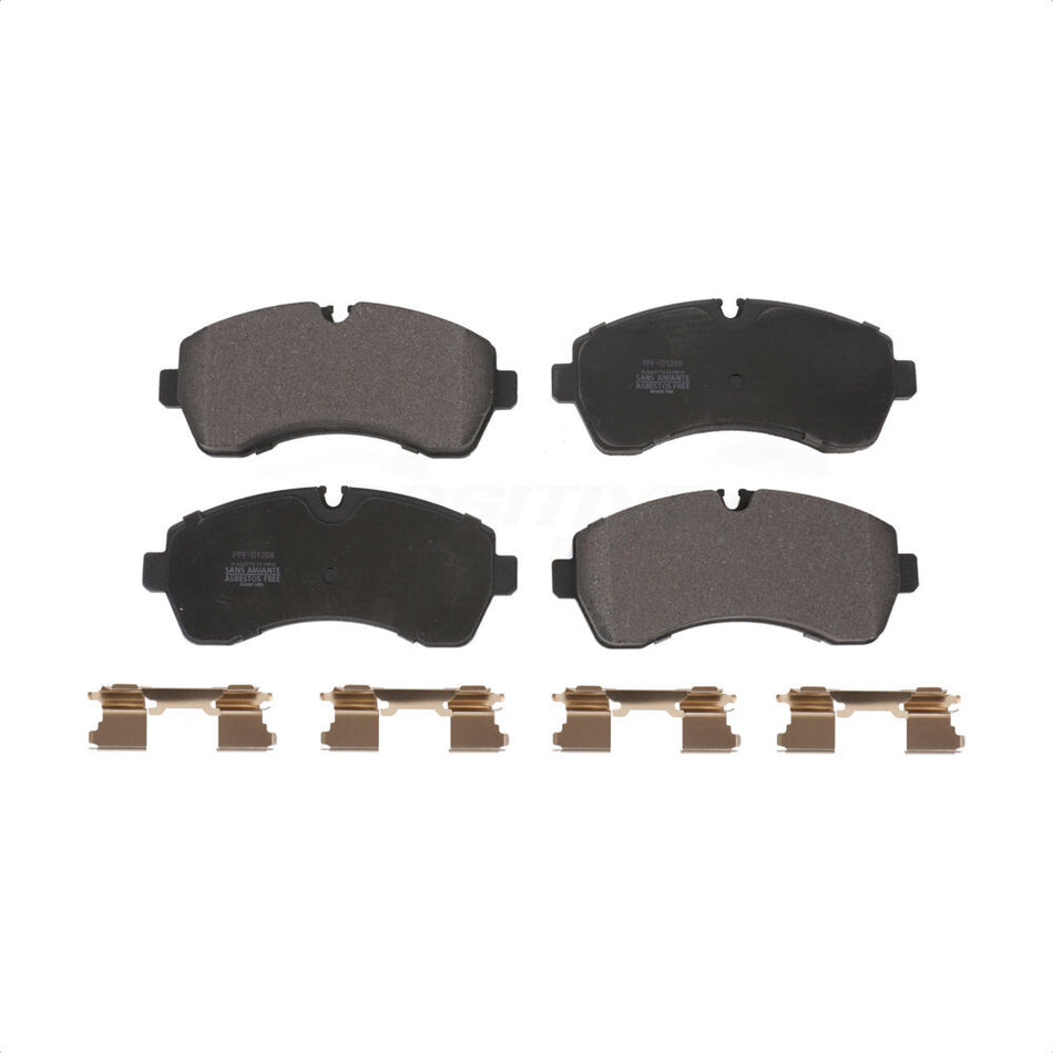 Semi-Metallic Disc Brake Pads PPF-D1268 For Sprinter 3500 Mercedes-Benz 2500 Freightliner Dodge W42 Workhorse Custom Chassis P32 1500 4500 3500XD by Positive Plus