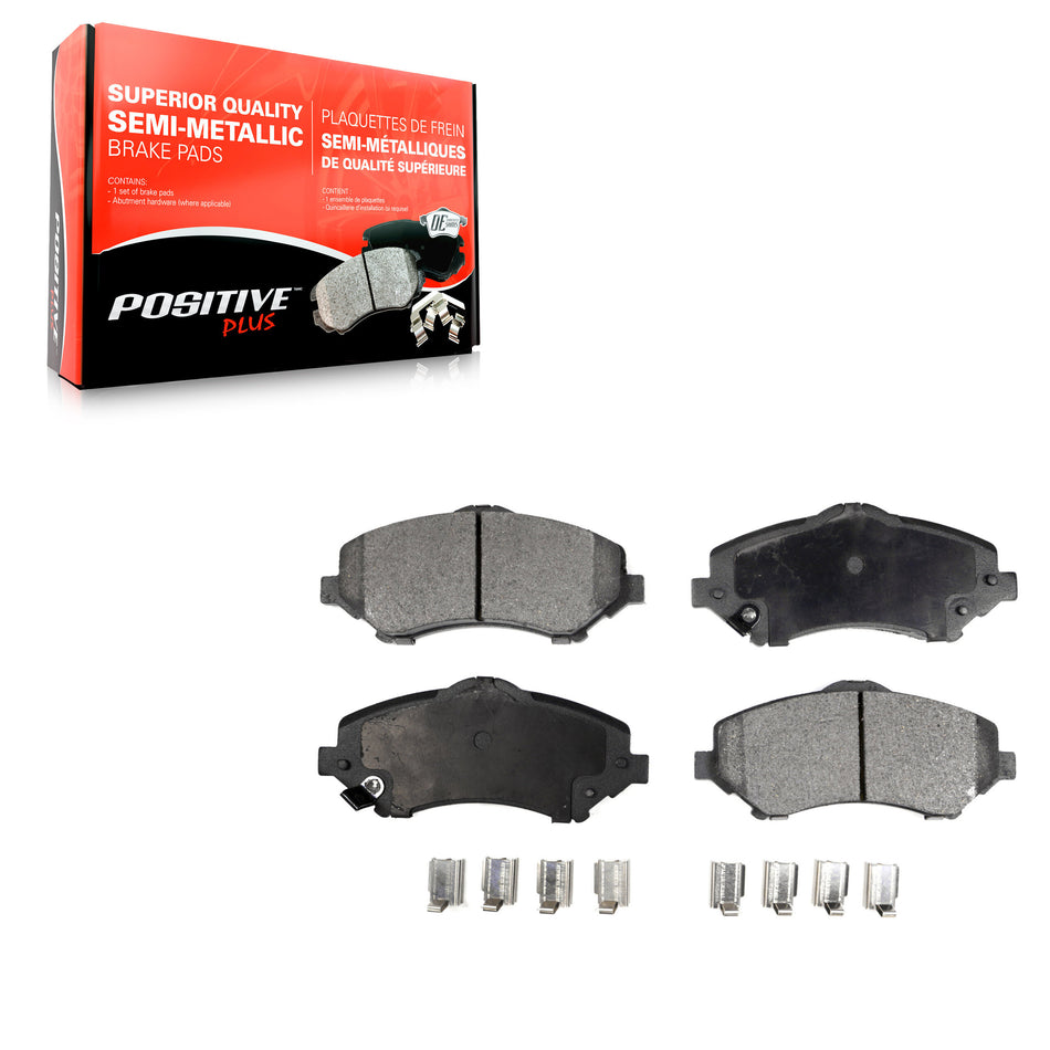 Front Semi-Metallic Disc Brake Pads PPF-D1273 For Dodge Grand Caravan Jeep Wrangler Journey Chrysler