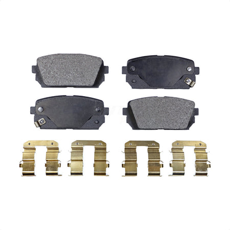 Rear Semi-Metallic Disc Brake Pads PPF-D1296 For 2007-2012 Kia Rondo by Positive Plus