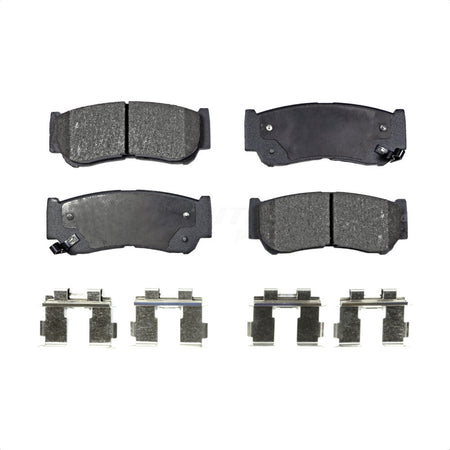 Rear Semi-Metallic Disc Brake Pads PPF-D1297 For 2007-2009 Hyundai Santa Fe by Positive Plus