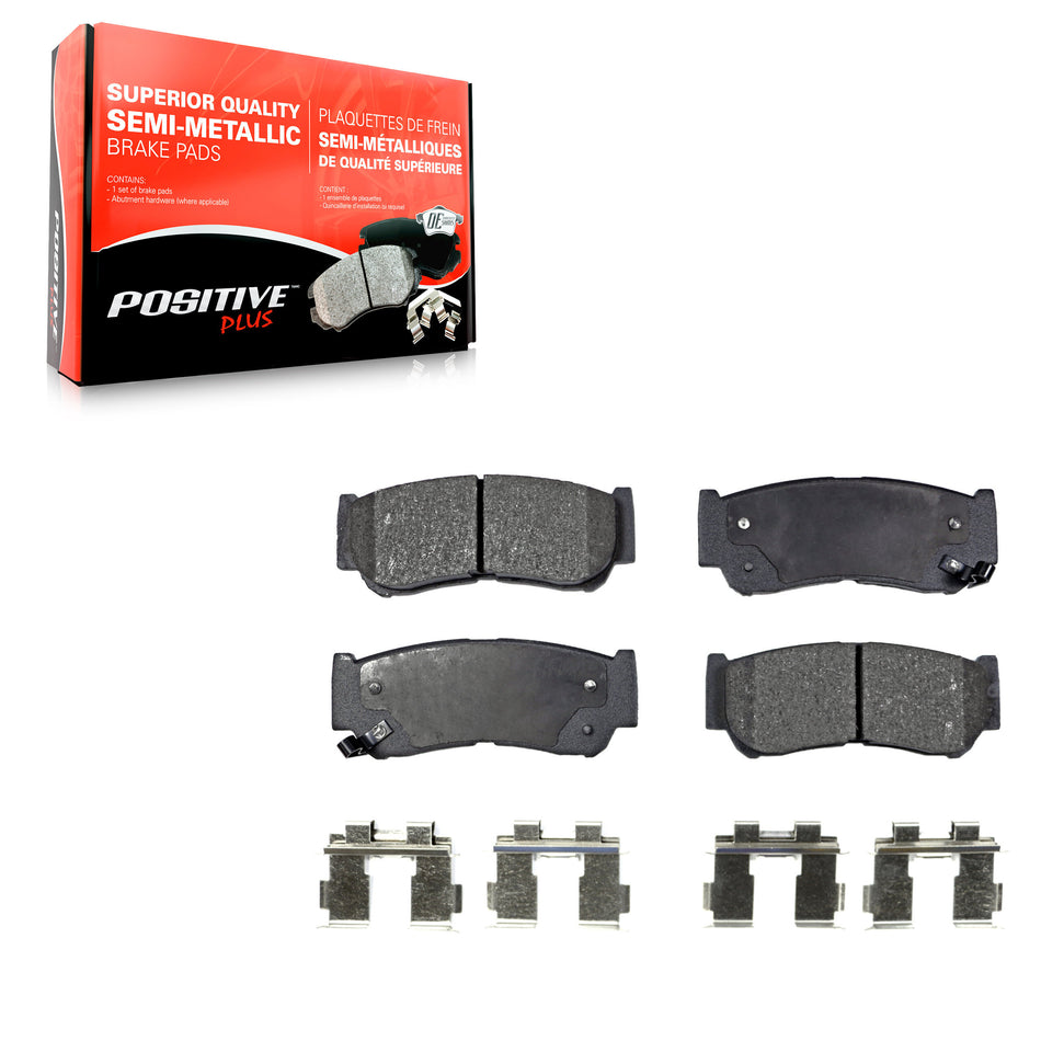 Rear Semi-Metallic Disc Brake Pads PPF-D1297 For 2007-2009 Hyundai Santa Fe