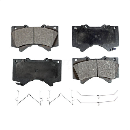 Front Semi-Metallic Disc Brake Pads PPF-D1303 For Toyota Tundra Sequoia Lexus LX570 Land Cruiser by Positive Plus