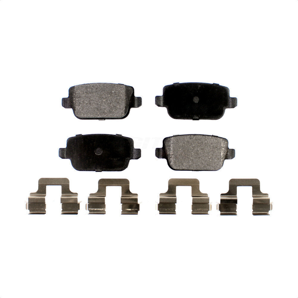 Rear Semi-Metallic Disc Brake Pads PPF-D1314 For Volvo S80 Land Rover LR2 by Positive Plus