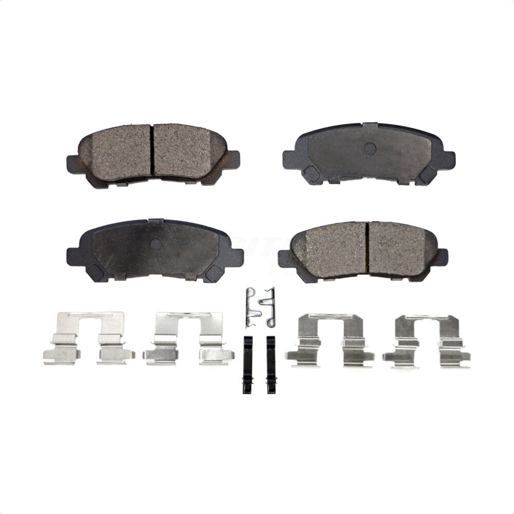 Rear Semi-Metallic Disc Brake Pads PPF-D1325 For Toyota Highlander by Positive Plus