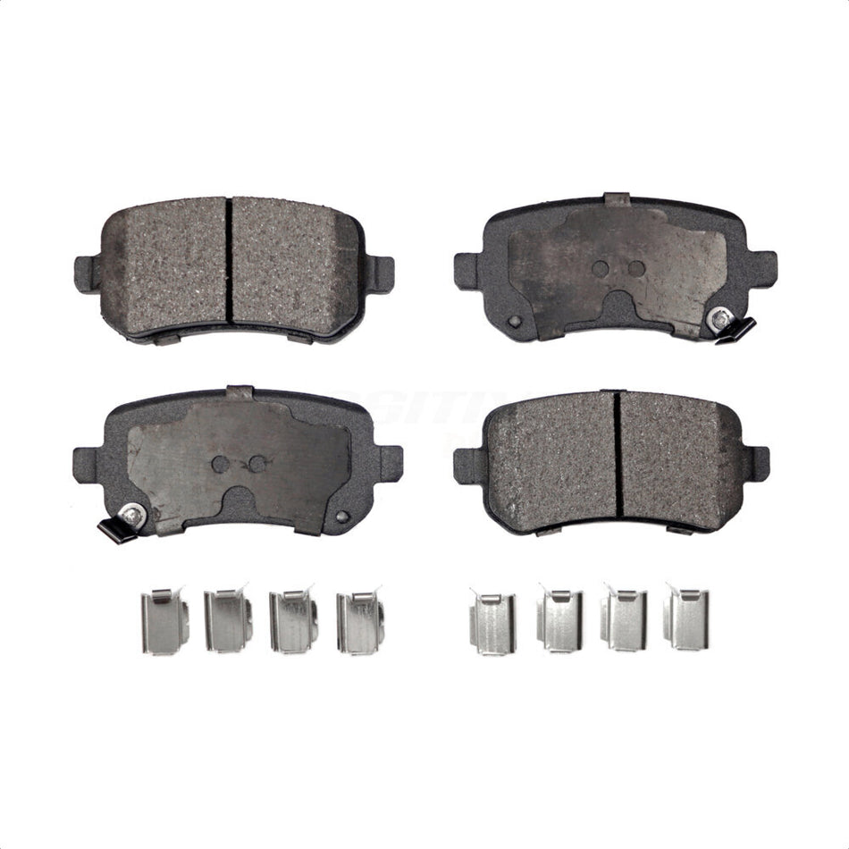 Rear Semi-Metallic Disc Brake Pads PPF-D1326 For Dodge Grand Caravan Chrysler Town & Country Journey Volkswagen Routan Ram C/V by Positive Plus