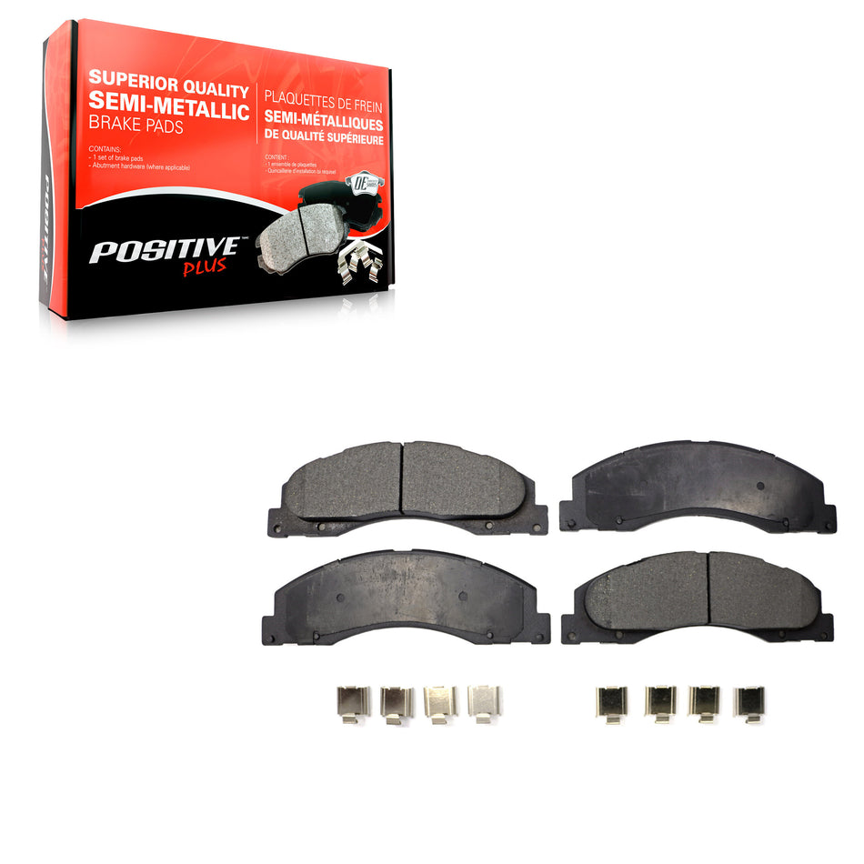 Front Semi-Metallic Disc Brake Pads PPF-D1328 For Ford E-350 Super Duty E-250 E-450 E-150 Econoline