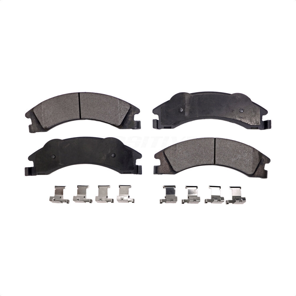 Rear Semi-Metallic Disc Brake Pads PPF-D1329 For Ford E-350 Super Duty E-250 E-150 E-450 Econoline by Positive Plus