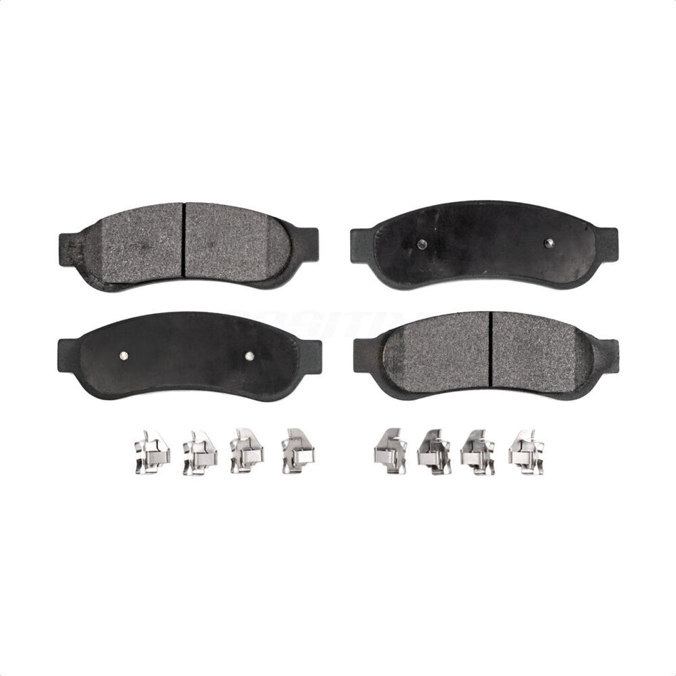 Rear Semi-Metallic Disc Brake Pads PPF-D1334 For Ford F-250 Super Duty F-350 F-450 by Positive Plus