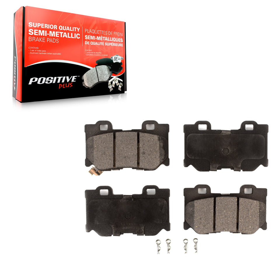 Rear Semi-Metallic Disc Brake Pads PPF-D1347 For INFINITI Q50 G37 Nissan 370Z Q60 Z M37 FX50 QX70