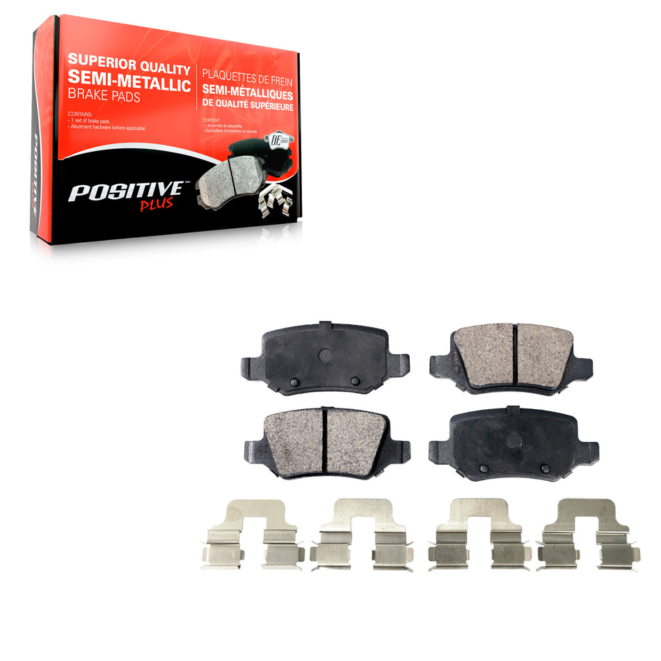 Rear Semi-Metallic Disc Brake Pads PPF-D1358 For 2006-2011 Mercedes-Benz B200