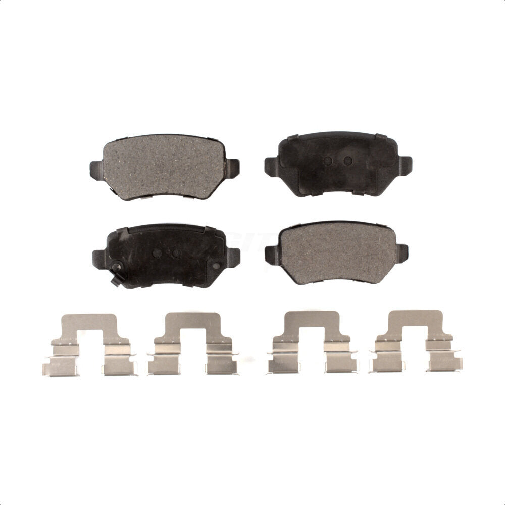 Rear Semi-Metallic Disc Brake Pads PPF-D1362 For 2008-2009 Saturn Astra by Positive Plus