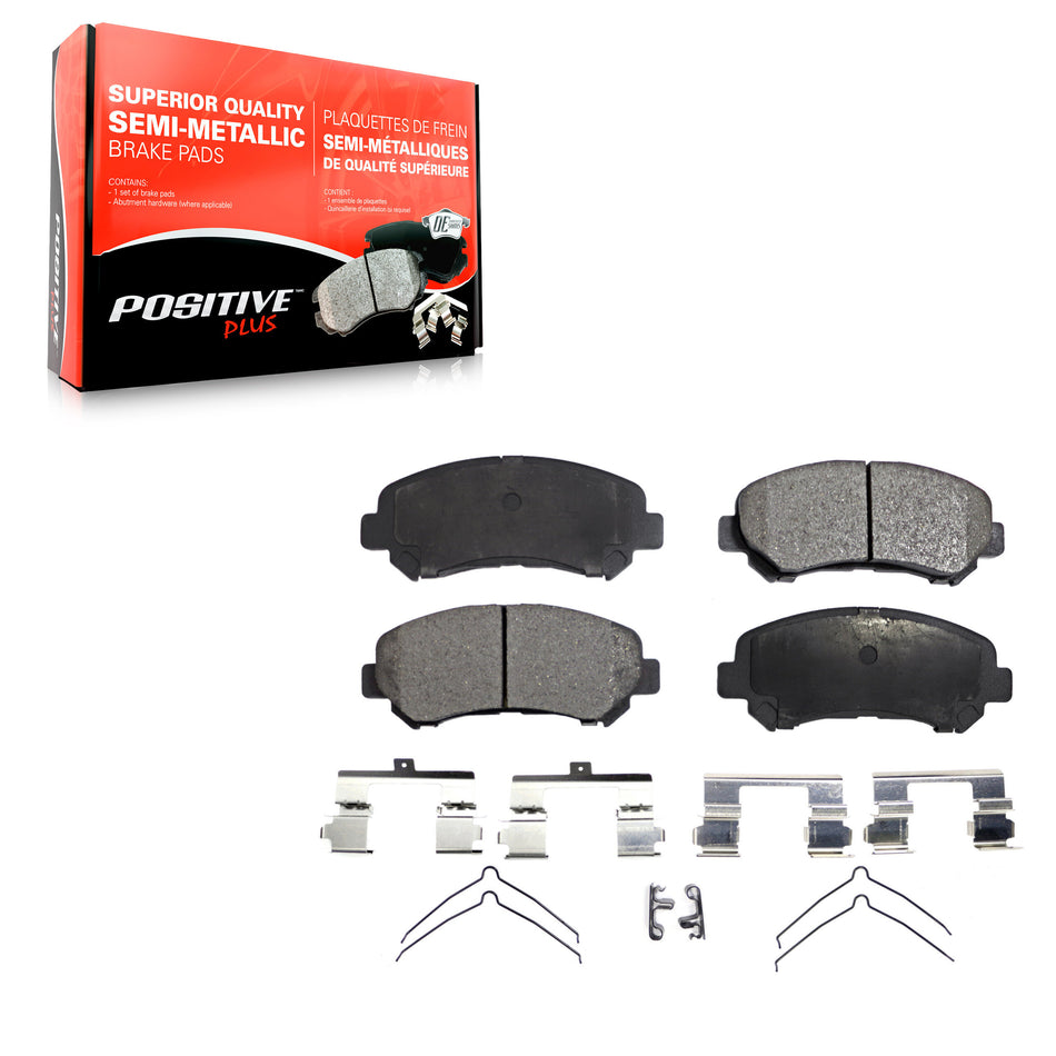 Front Semi-Metallic Disc Brake Pads PPF-D1374 For Nissan Rogue Sentra Maxima Juke Suzuki Kizashi