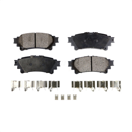 Rear Semi-Metallic Disc Brake Pads PPF-D1391 For Toyota Highlander Sienna Lexus RX350 Prius V GS350 IS250 RX450h IS300 IS200t IS350 RC350 RC300 Mirai RC200t GS300 GS200t GS450h by Positive Plus