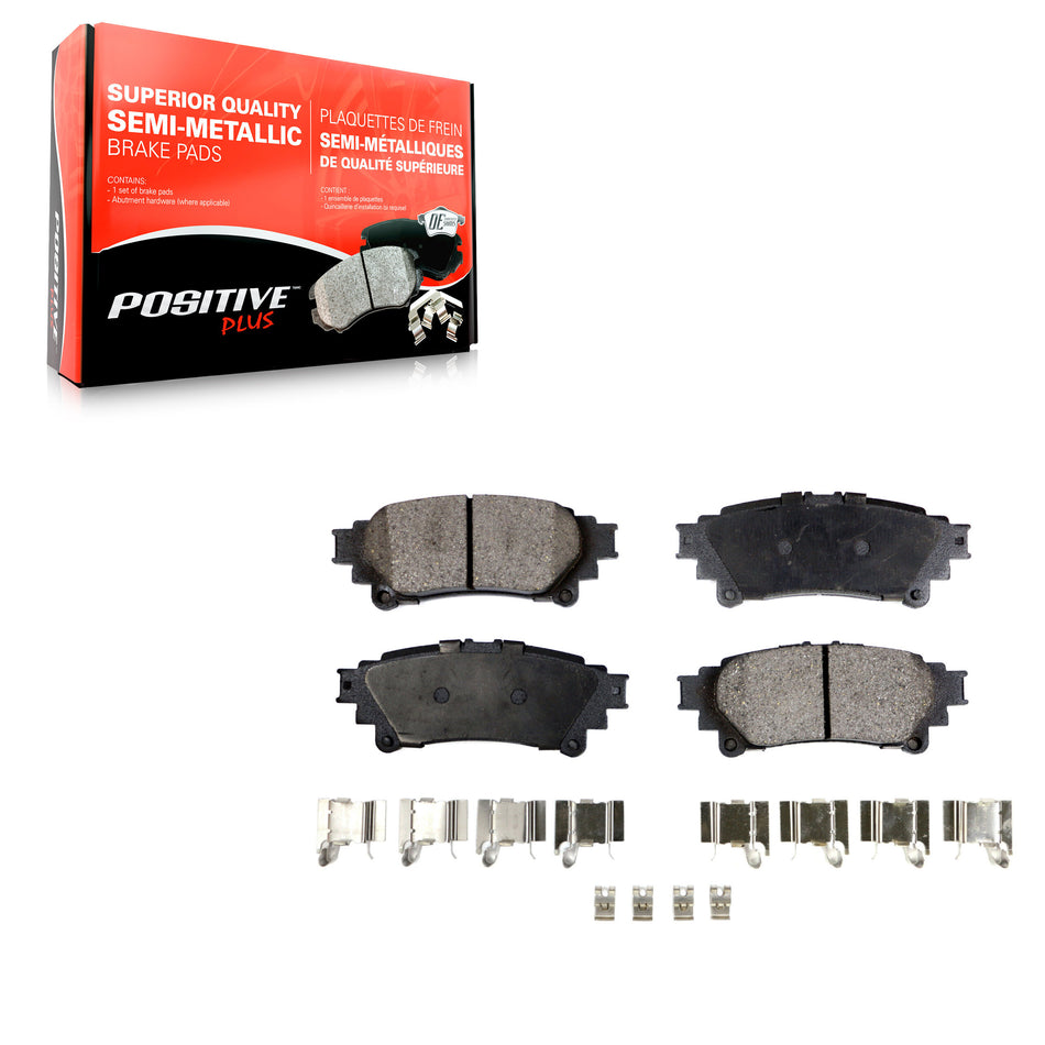 Rear Semi-Metallic Disc Brake Pads PPF-D1391 For Toyota Sienna Lexus Highlander RX350 Prius V IS300