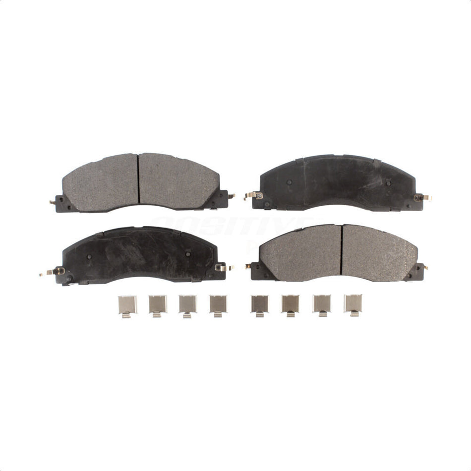 Front Semi-Metallic Disc Brake Pads PPF-D1399 For Ram 2500 3500 1500 Dodge by Positive Plus