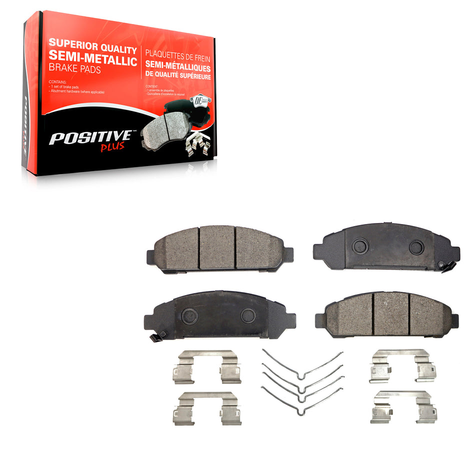 Front Semi-Metallic Disc Brake Pads PPF-D1401 For 2009-2016 Toyota Venza
