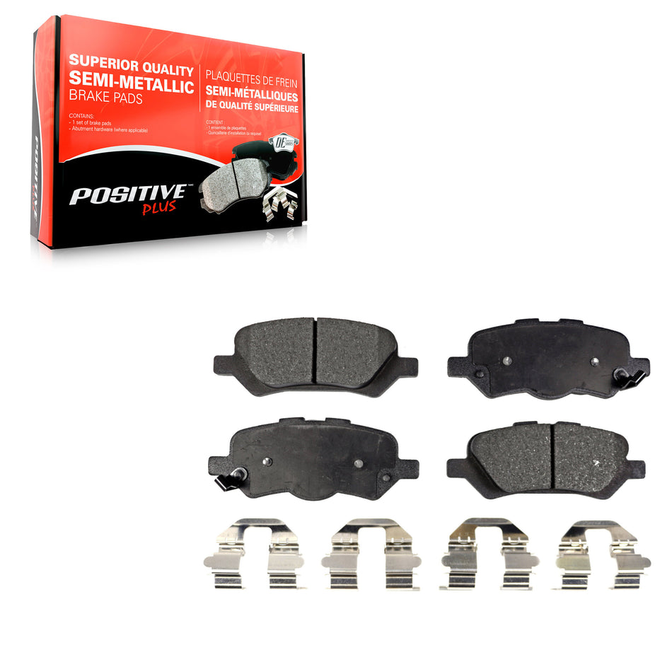 Rear Semi-Metallic Disc Brake Pads PPF-D1402 For 2009-2016 Toyota Venza