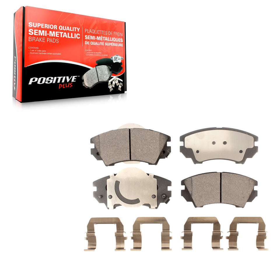 Front Semi-Metallic Disc Brake Pads PPF-D1404 For Chevrolet Camaro GMC Terrain Saab 9-5 Caprice