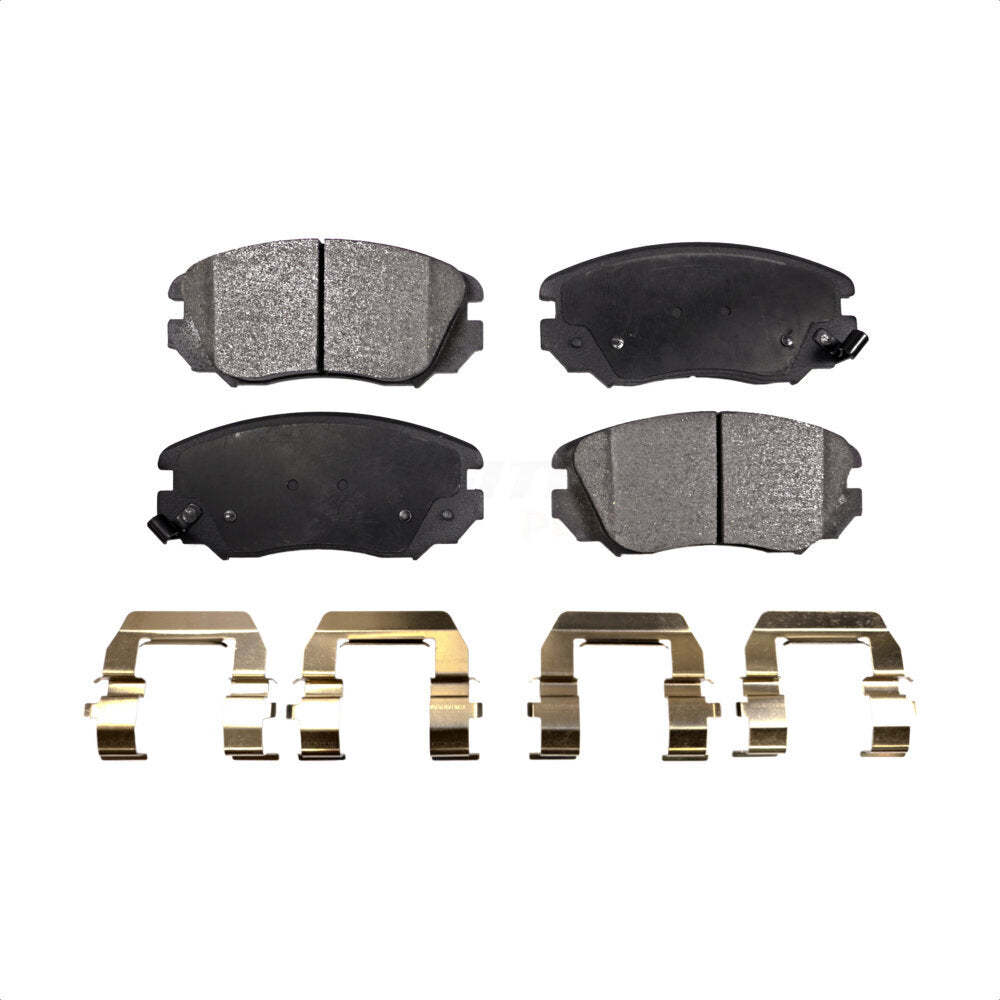 Front Semi-Metallic Disc Brake Pads PPF-D1421 For Chevrolet Equinox GMC Terrain Malibu Buick Impala LaCrosse Regal Limited Cascada Saab 9-5 Cadillac ELR Allure by Positive Plus