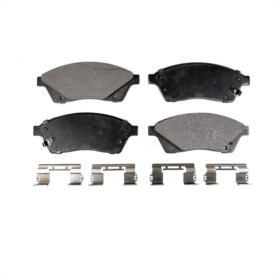 Front Semi-Metallic Disc Brake Pads PPF-D1422 For Cadillac SRX Saab 9-4X by Positive Plus