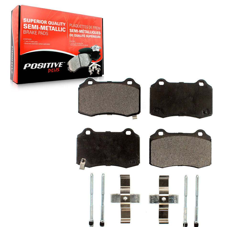 Rear Semi-Metallic Disc Brake Pads PPF-D1428 For Hyundai Genesis Coupe Tesla S