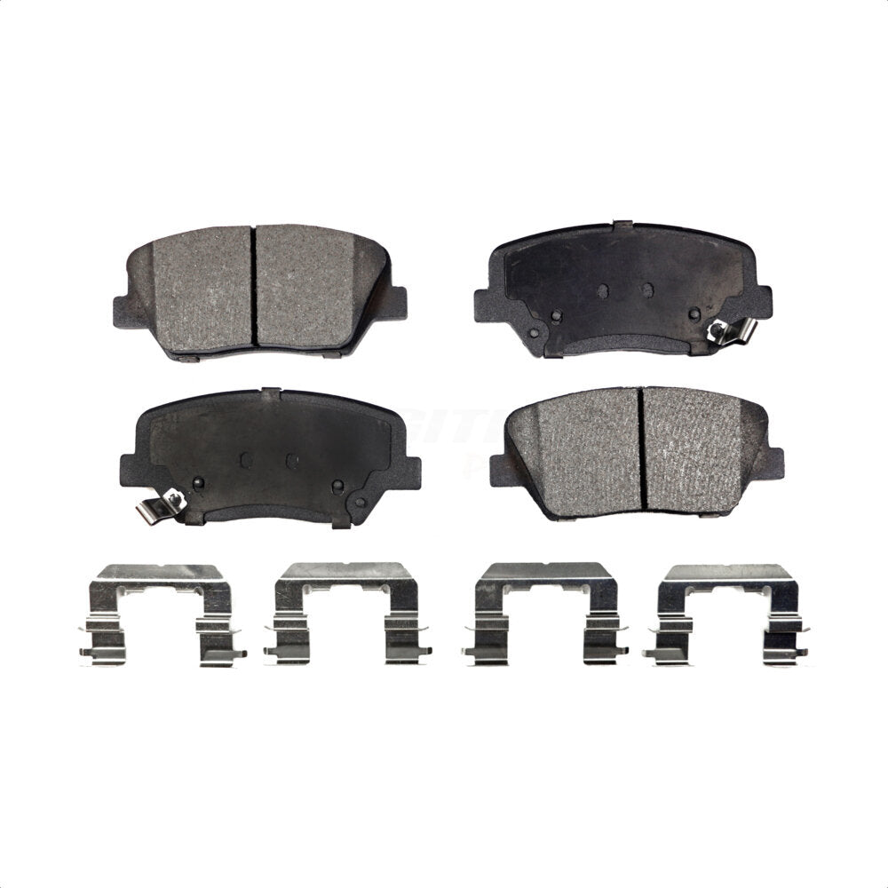 Front Semi-Metallic Disc Brake Pads PPF-D1432 For Kia Sorento Hyundai Santa Fe Sport Azera Rondo by Positive Plus