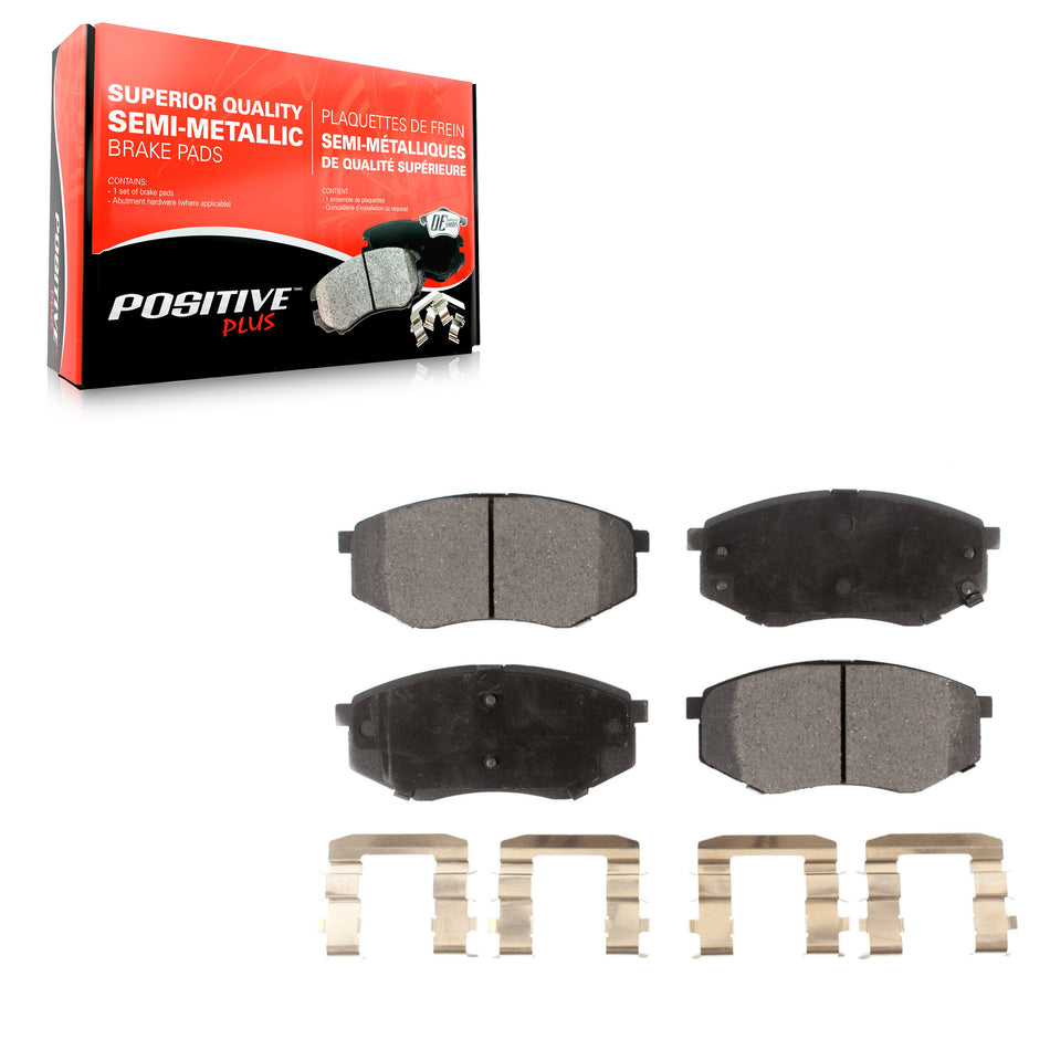 Front Semi-Metallic Disc Brake Pads PPF-D1447 For Hyundai Tucson Kia Sportage FWD