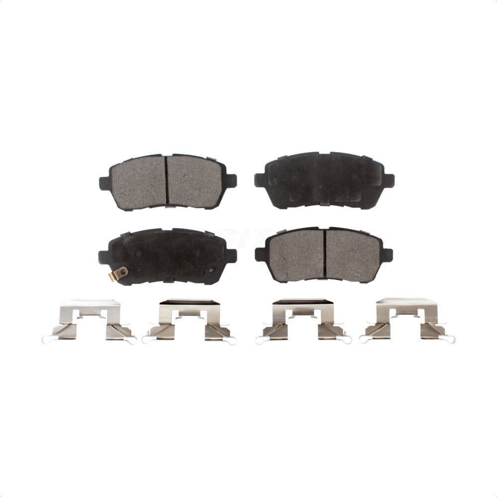 Front Semi-Metallic Disc Brake Pads PPF-D1454A For 2011-2014 Mazda 2 by Positive Plus