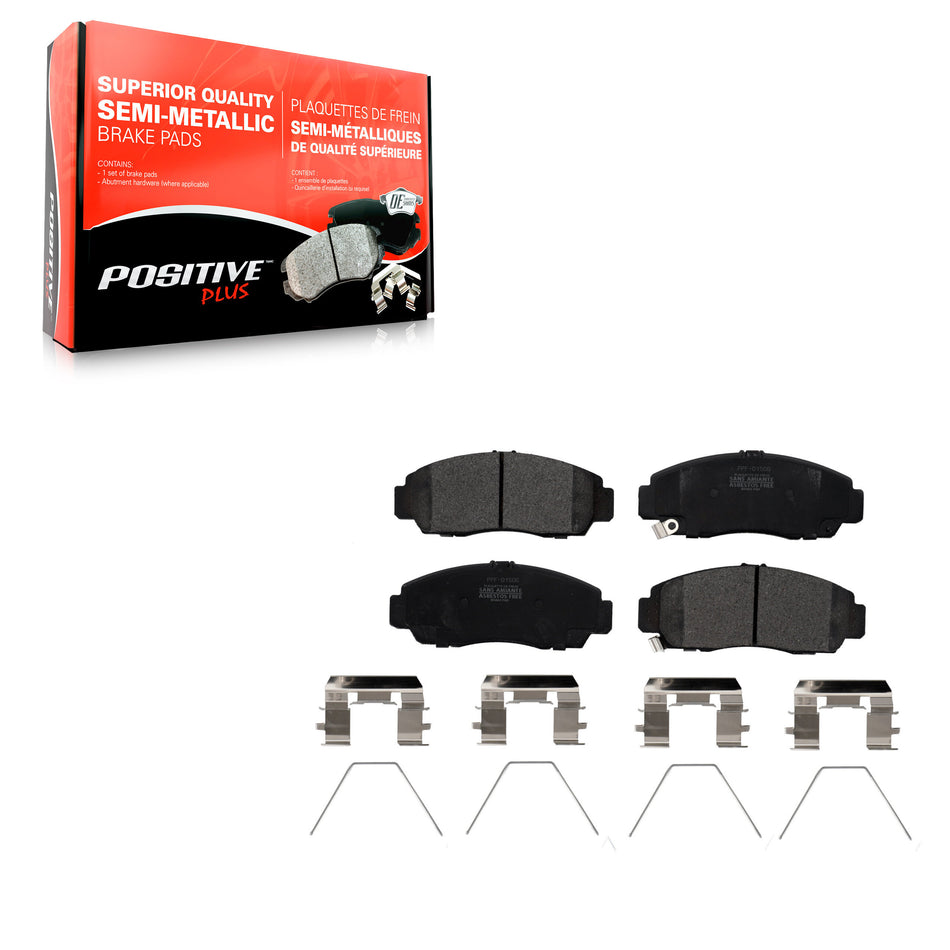 Front Semi-Metallic Disc Brake Pads PPF-D1506 For Honda Accord Acura TSX