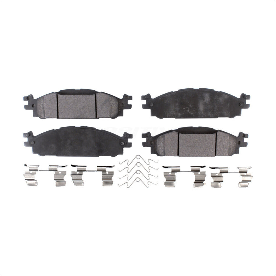 Front Semi-Metallic Disc Brake Pads PPF-D1508 For Ford Explorer Taurus Flex Lincoln MKT MKS by Positive Plus