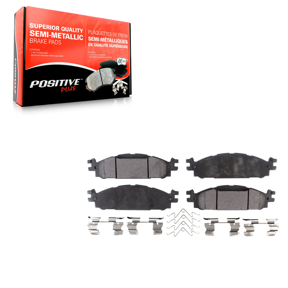 Front Semi-Metallic Disc Brake Pads PPF-D1508 For Ford Explorer Flex Taurus Lincoln MKT MKS