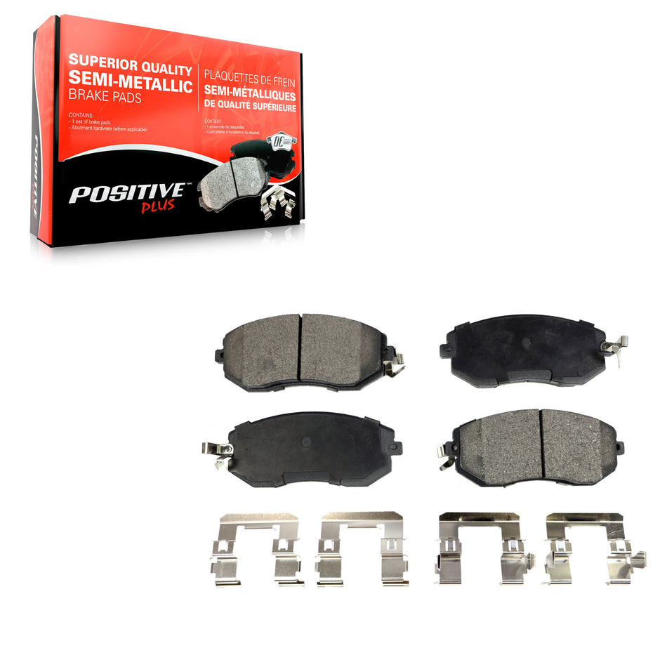 Front Semi-Metallic Disc Brake Pads PPF-D1539 For Subaru Forester Impreza XV Crosstrek Outback BRZ