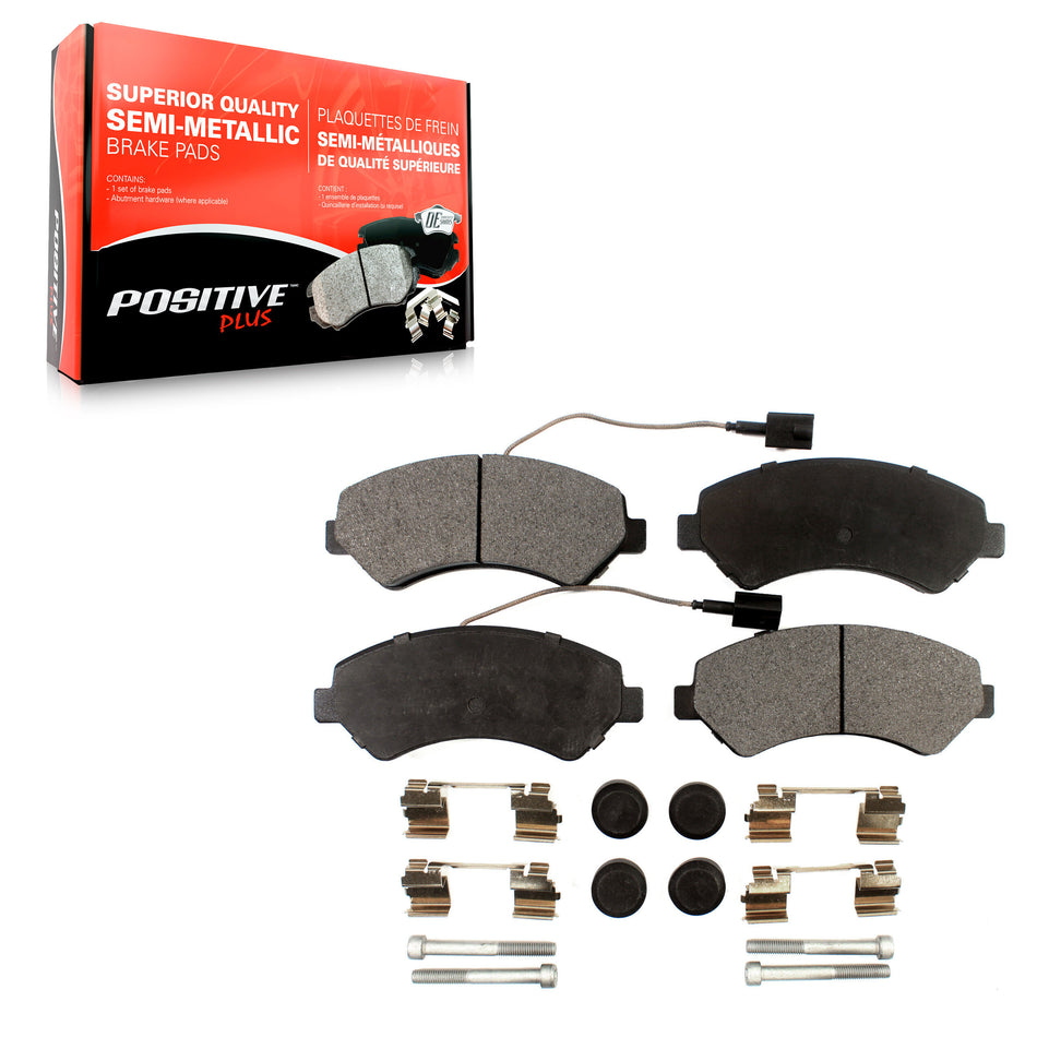 Front Semi-Metallic Disc Brake Pads PPF-D1540 For Ram ProMaster 2500 3500 1500