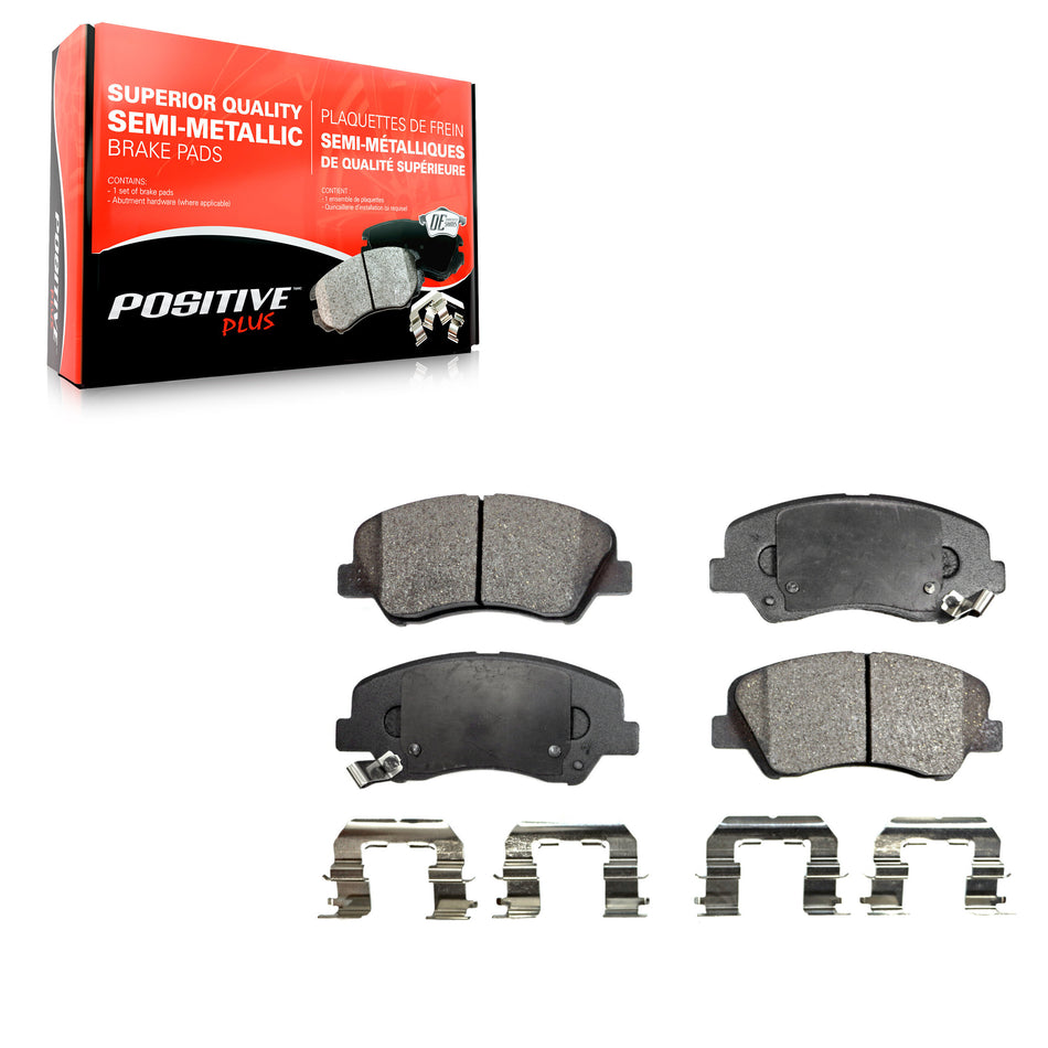 Front Semi-Metallic Disc Brake Pads PPF-D1543 For Hyundai Elantra Accent Kia Rio GT Forte Veloster