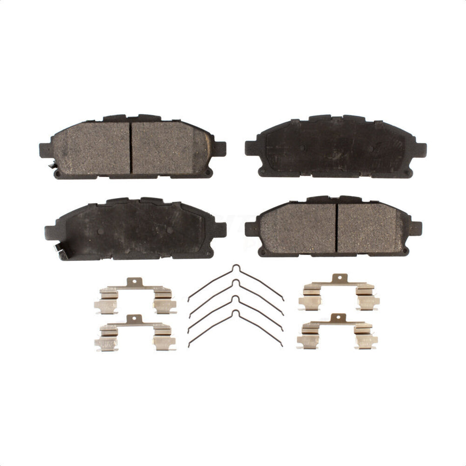 Front Semi-Metallic Disc Brake Pads PPF-D1552 For 2011-2017 Nissan Quest by Positive Plus