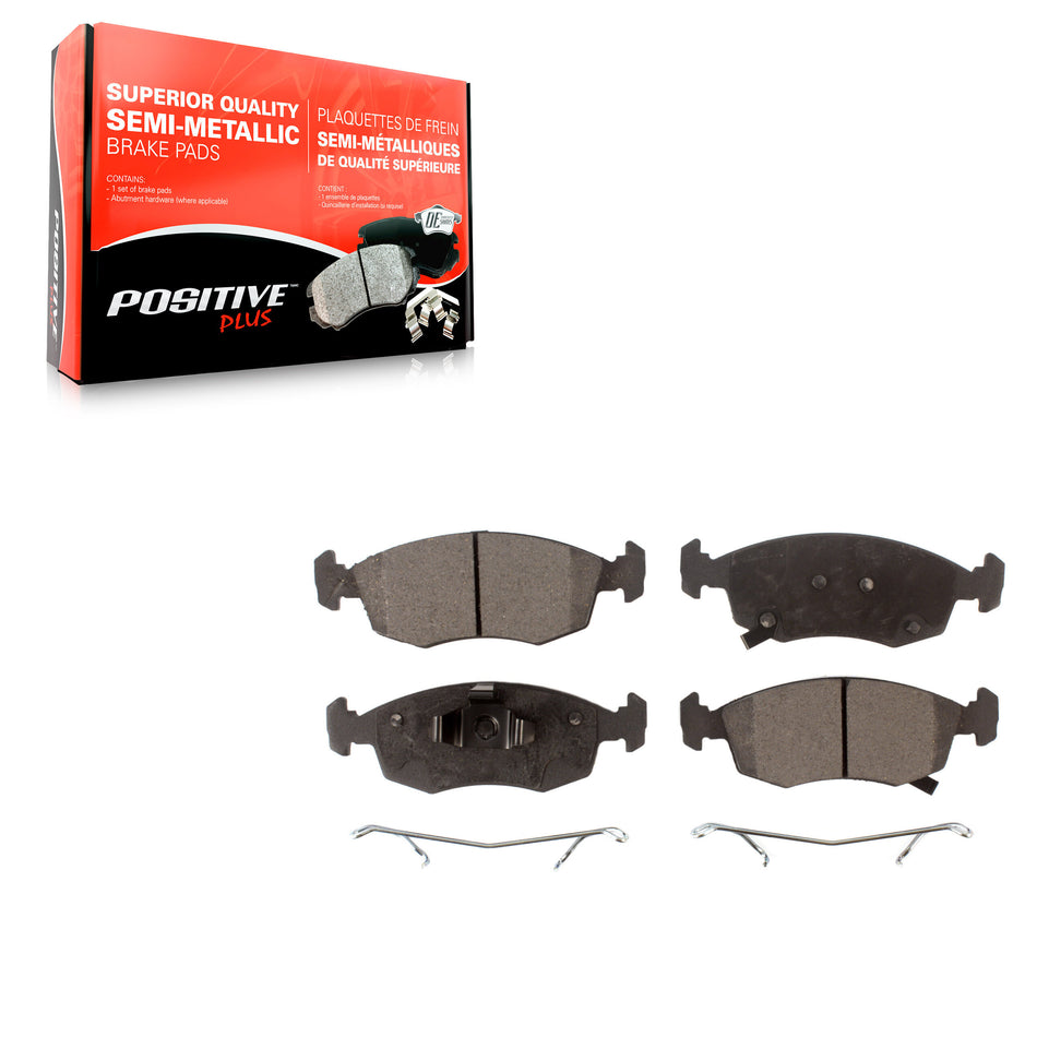 Front Semi-Metallic Disc Brake Pads PPF-D1568 For Fiat 500