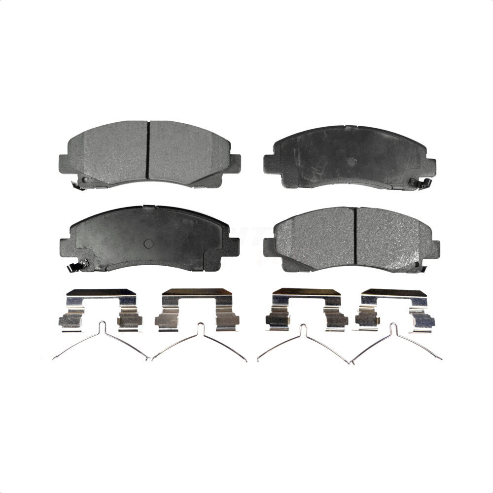 Front Semi-Metallic Disc Brake Pads PPF-D1584 For Acura Honda Ridgeline TLX TL by Positive Plus