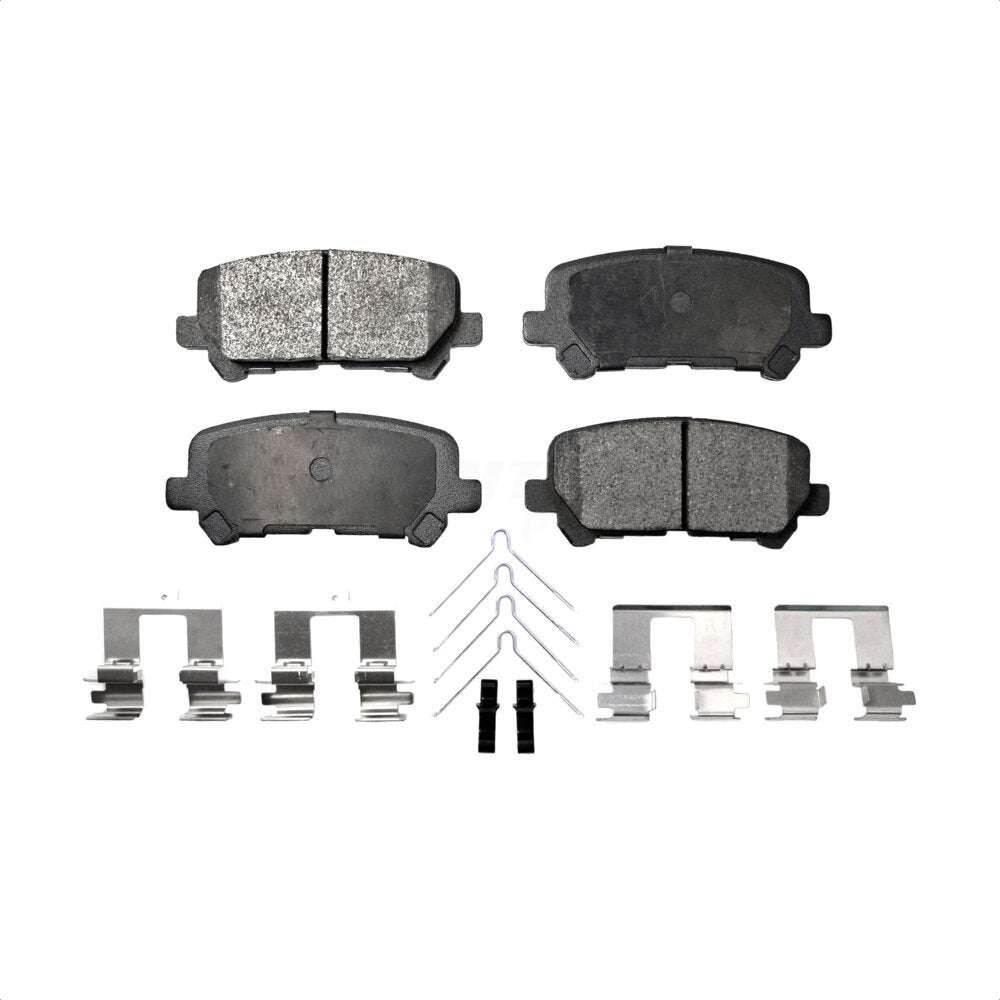 Rear Semi-Metallic Disc Brake Pads PPF-D1585 For Honda Odyssey Pilot Acura MDX ZDX by Positive Plus