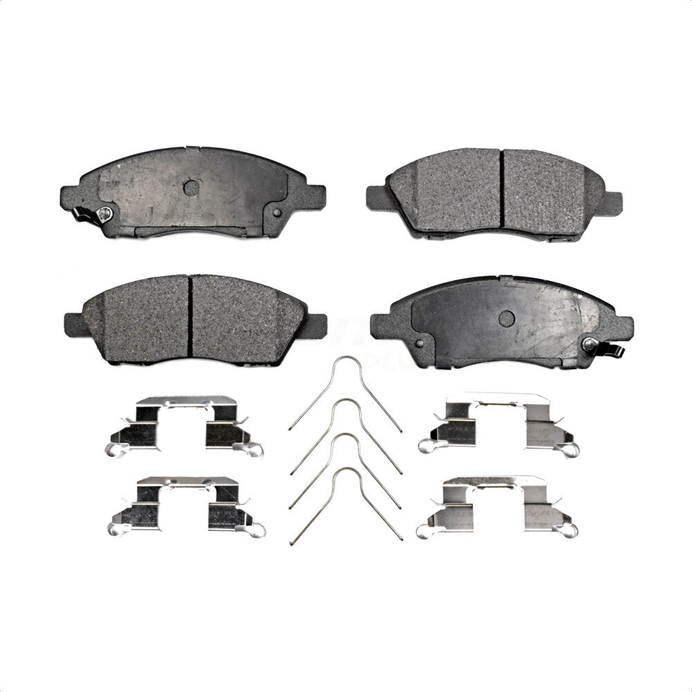 Front Semi-Metallic Disc Brake Pads PPF-D1592 For Nissan Versa Note Micra by Positive Plus