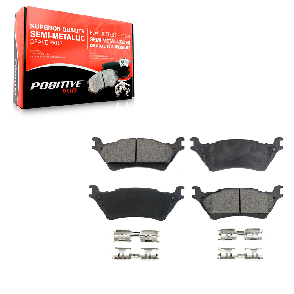 Rear Semi-Metallic Disc Brake Pads PPF-D1602 For Ford F-150