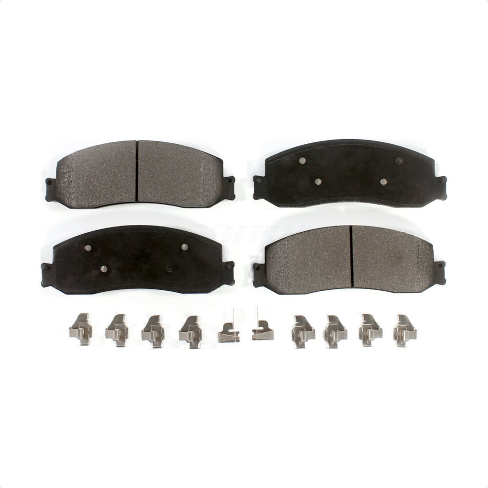 Front Semi-Metallic Disc Brake Pads PPF-D1631A For Ford F-250 Super Duty F-350 by Positive Plus