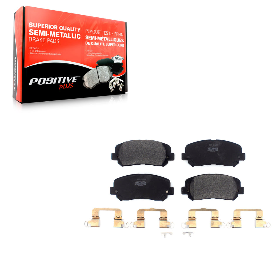 Front Semi-Metallic Disc Brake Pads PPF-D1640A For Jeep Cherokee Chrysler 200