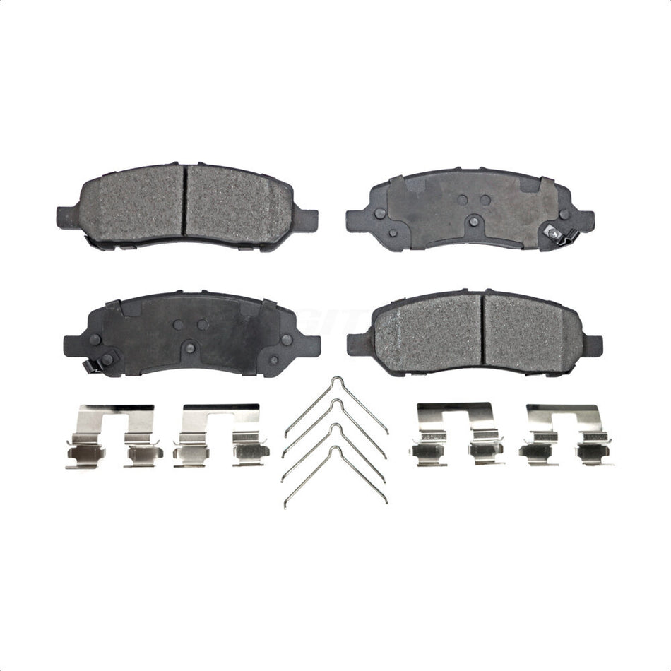 Rear Semi-Metallic Disc Brake Pads PPF-D1647 For 2013-2016 Dodge Dart by Positive Plus