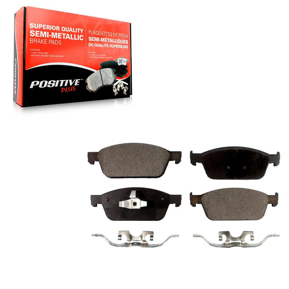 Front Semi-Metallic Disc Brake Pads PPF-D1668 For Ford Focus Lincoln MKC