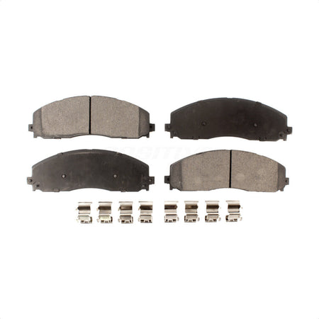 Front Semi-Metallic Disc Brake Pads PPF-D1680 For Ford F-250 Super Duty F-350 F-450 by Positive Plus