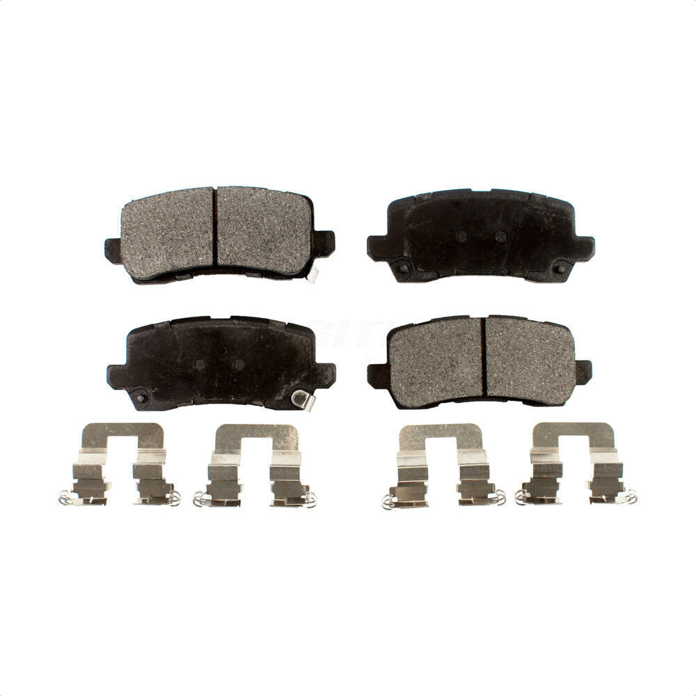 Rear Semi-Metallic Disc Brake Pads PPF-D1698 For Acura Honda Odyssey TLX MDX RLX by Positive Plus