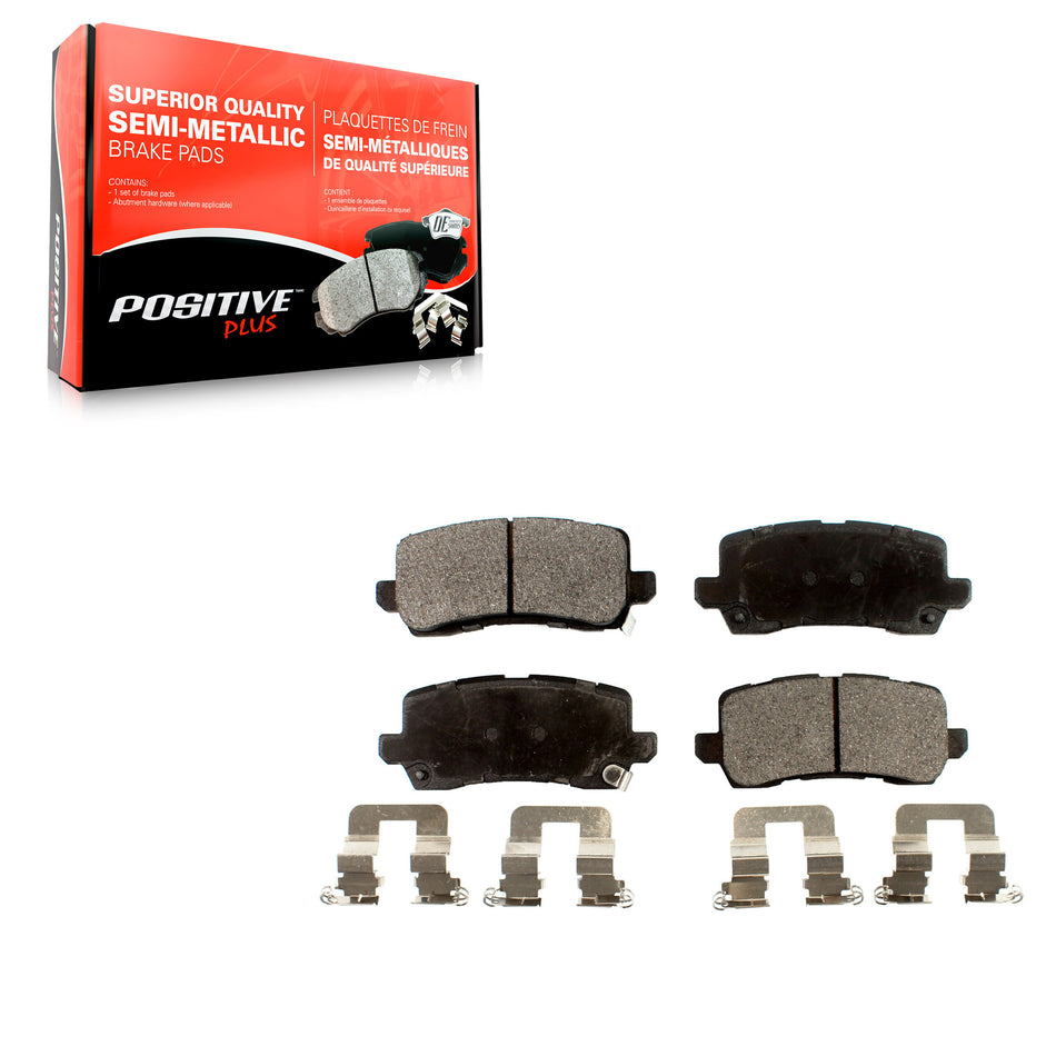 Rear Semi-Metallic Disc Brake Pads PPF-D1698 For Acura Honda Odyssey TLX MDX RLX