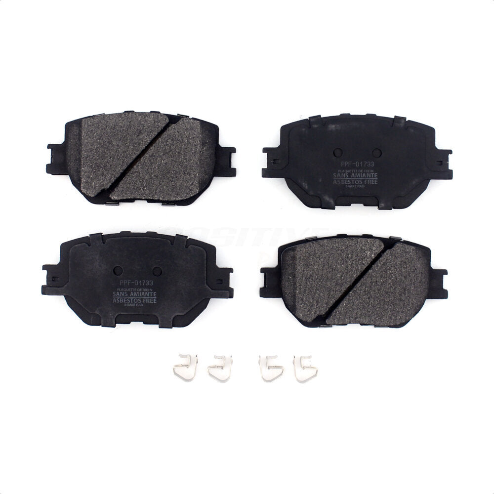 Front Semi-Metallic Disc Brake Pads PPF-D1733 For Lexus IS250 by Positive Plus